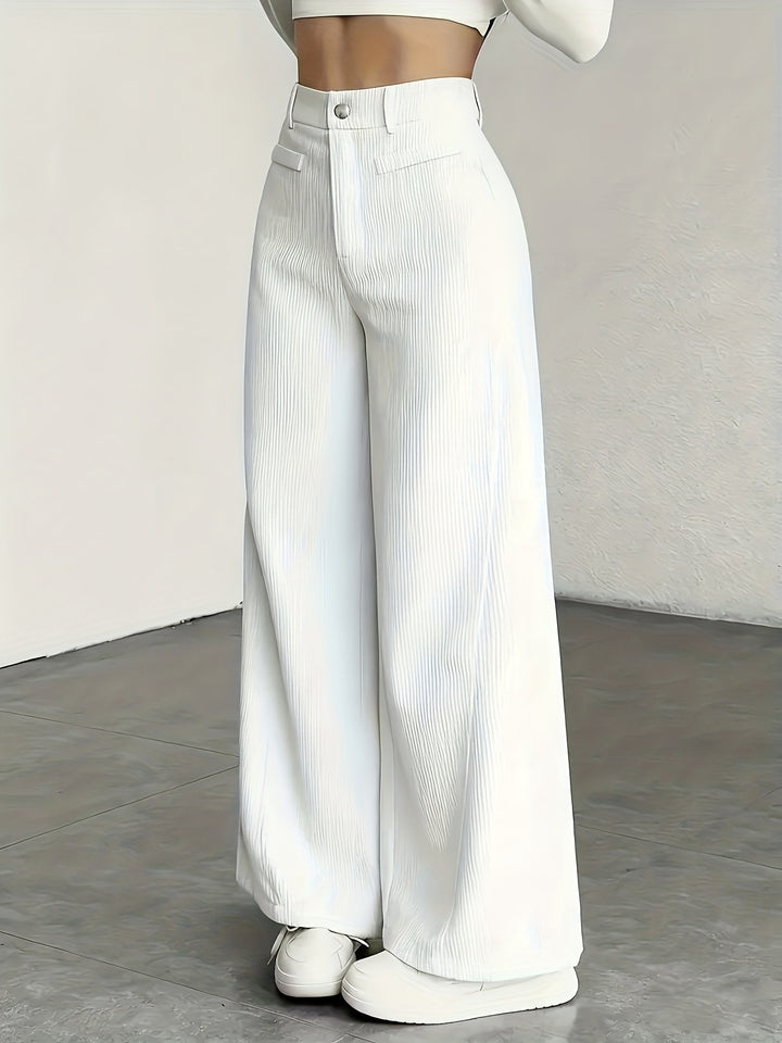 Deborah | High Waisted Wide Leg Pants