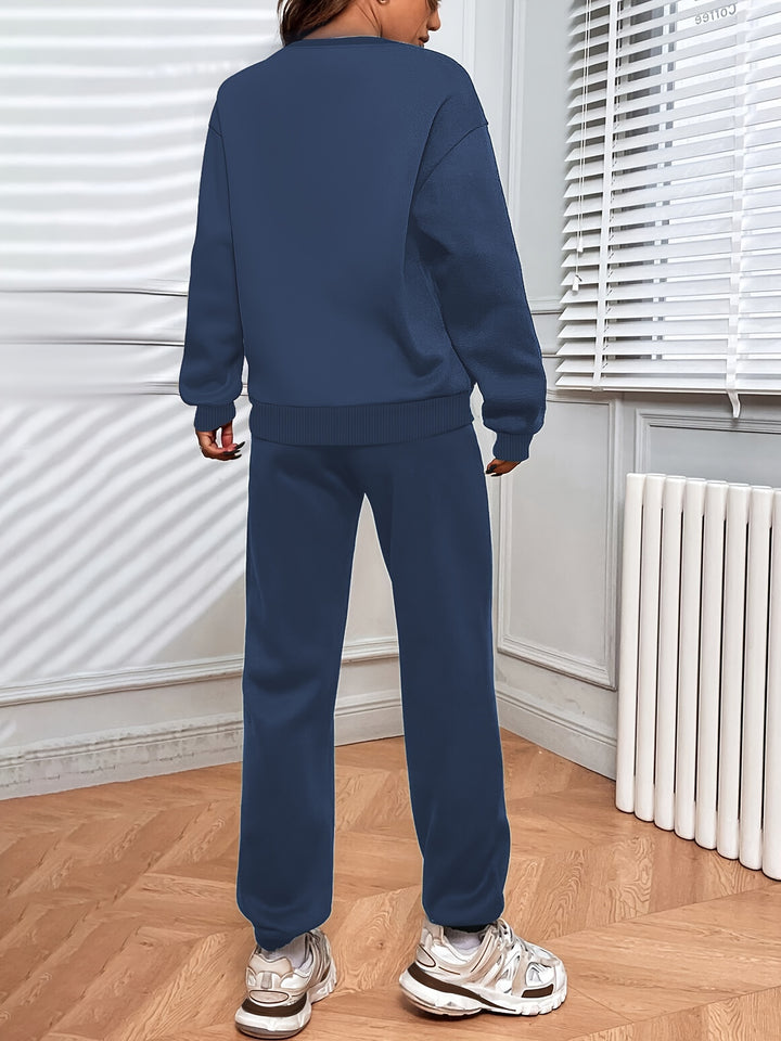 Amy | Solid Loose Fit Lounge Set