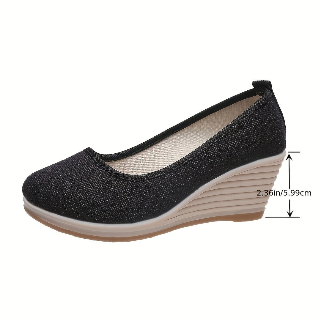 Sandrine - Breathable Wedge Shoes