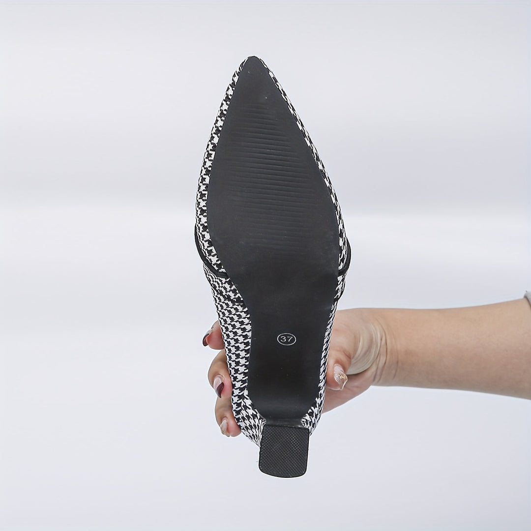 Emma - Classy Patterned Heels