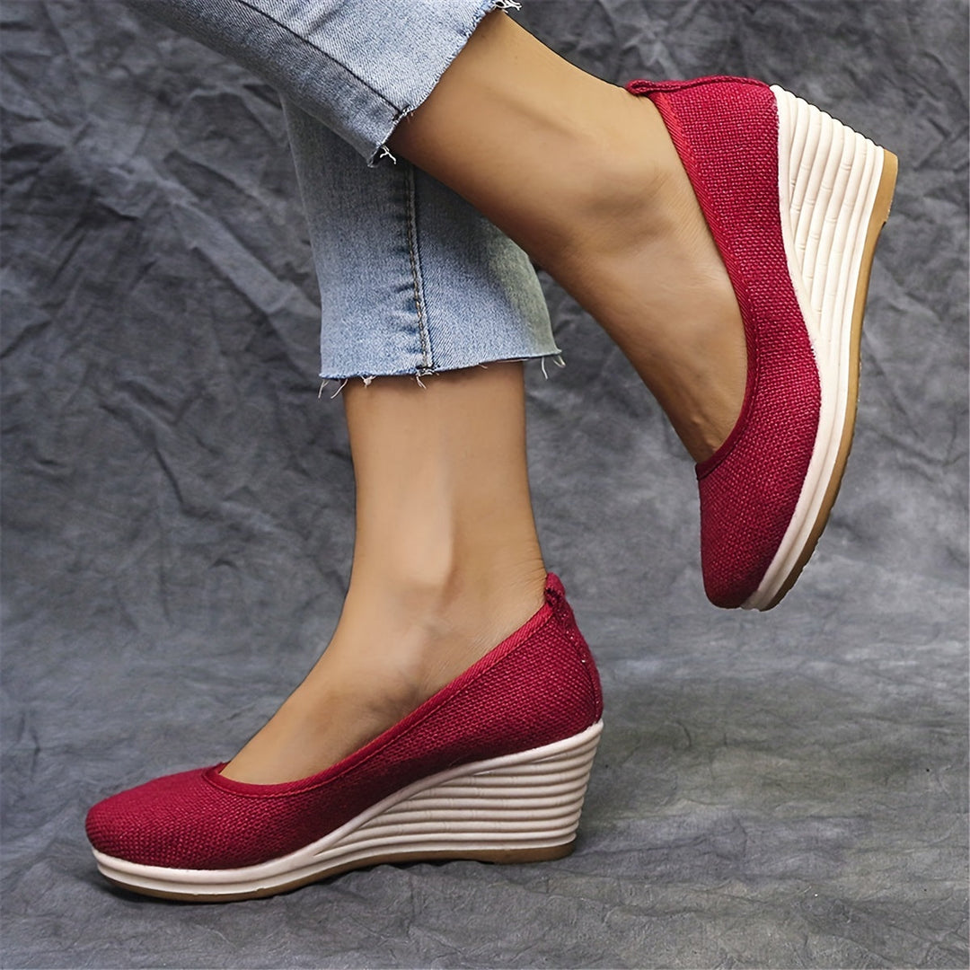 Sandrine - Breathable Wedge Shoes