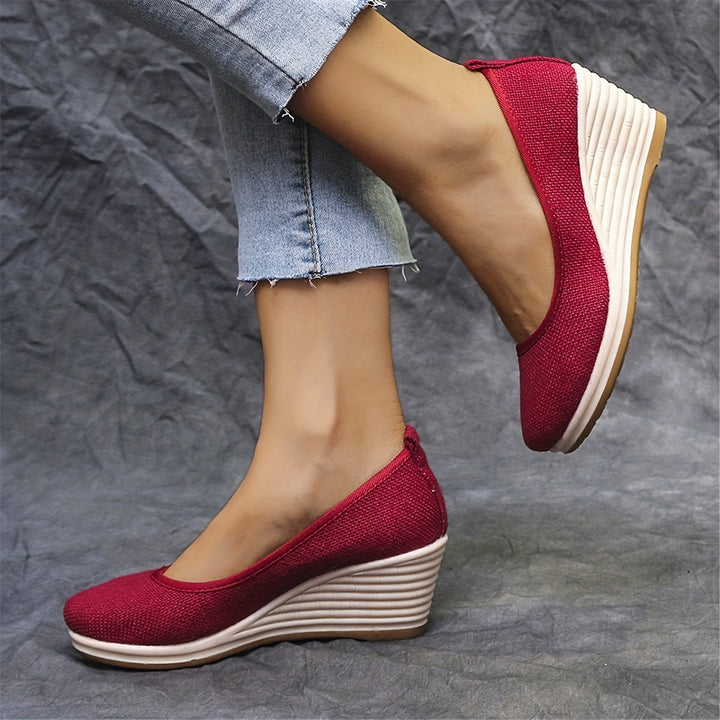 Sandrine - Breathable Wedge Shoes