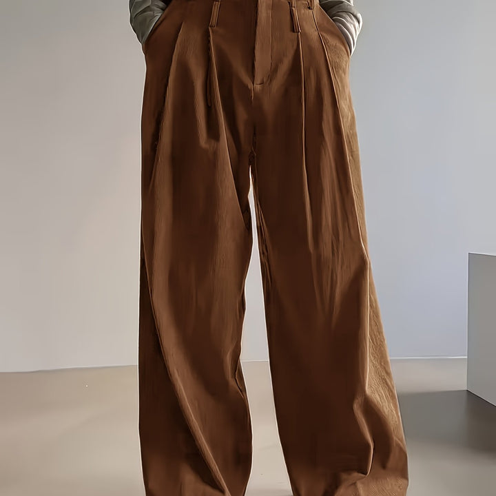 Sementha | Corduroy Pants with Button close