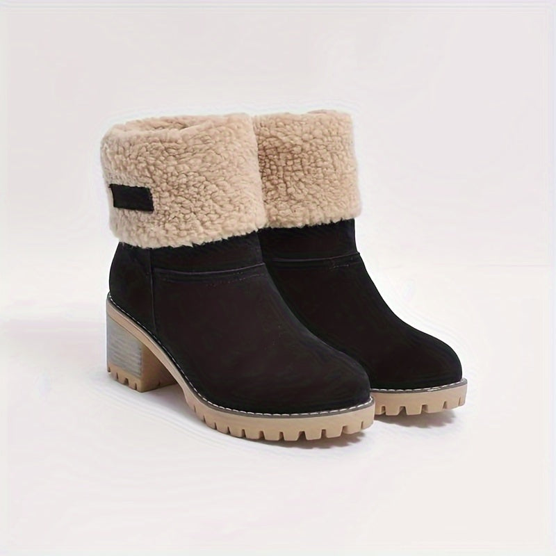 Natascha - Fleece Lined Roll-Up Boots