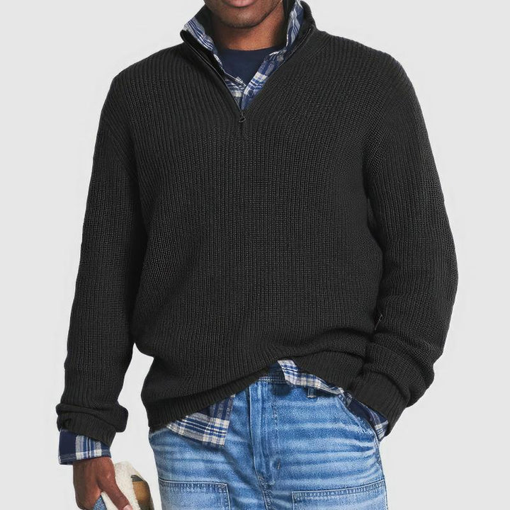 Cooper - Knitted Zip Sweater