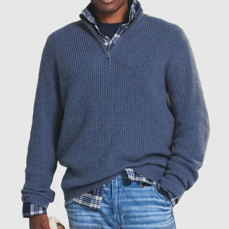 Cooper - Knitted Zip Sweater