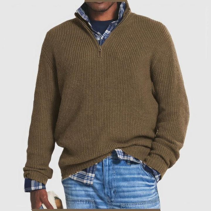 Cooper - Knitted Zip Sweater