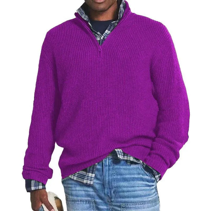 Cooper - Knitted Zip Sweater