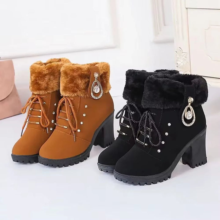 Fenne - Elegant Women's Winter Boots with Heel