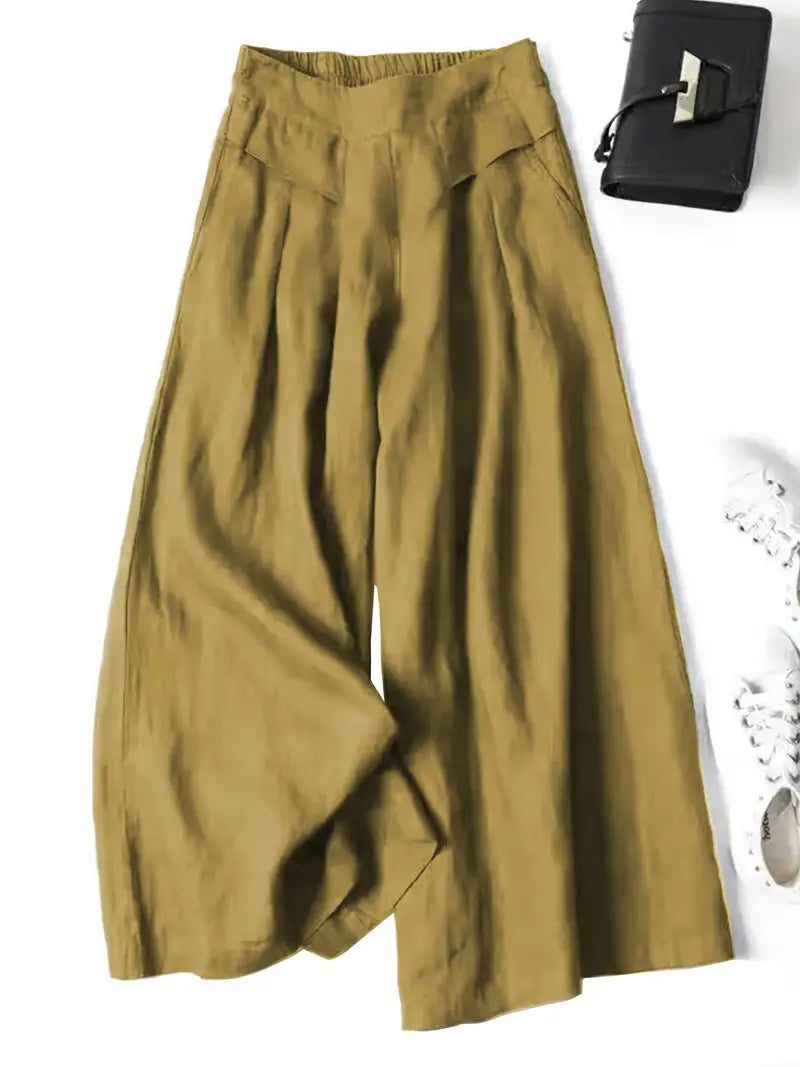 Anina | Linen Wide Leg Pant
