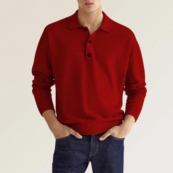 Roman - Stylish Casual Long Sleeve Polo