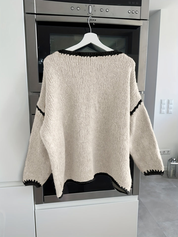 Sandra | Off-the-Shoulder Knit Sweater