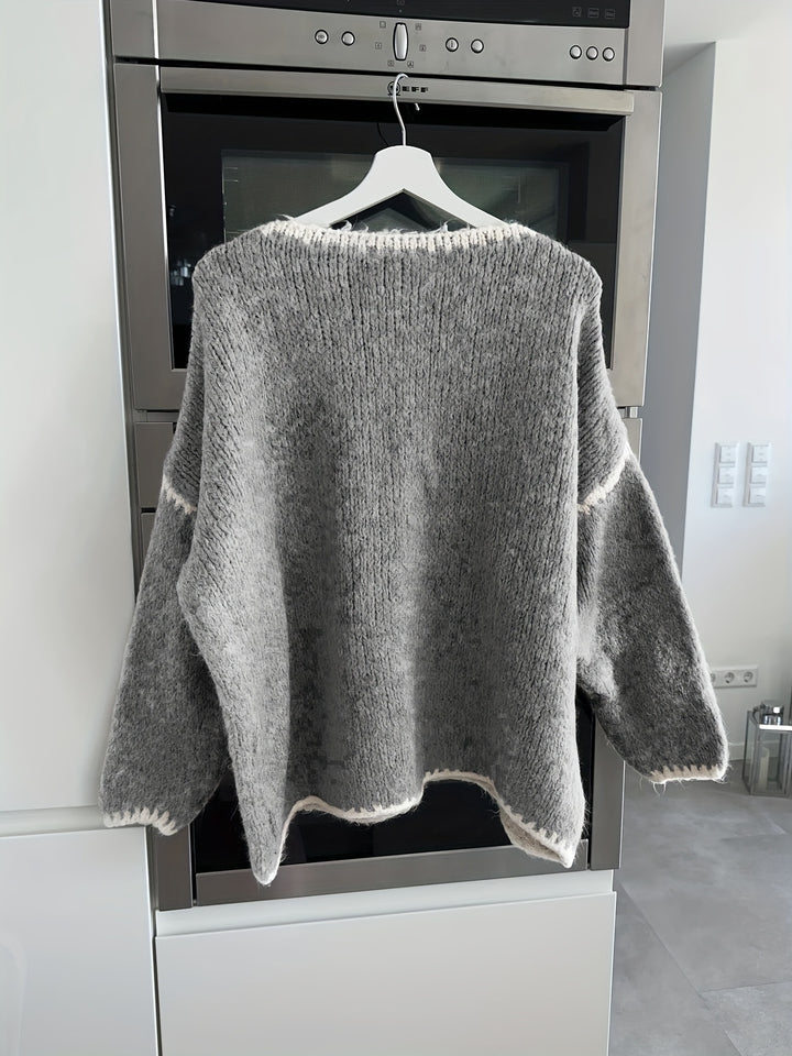 Sandra | Off-the-Shoulder Knit Sweater