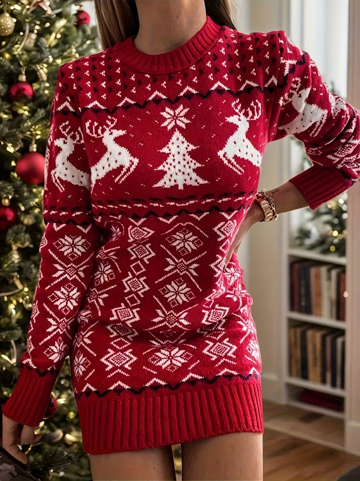 Francis | Festive Christmas Sweater Dress