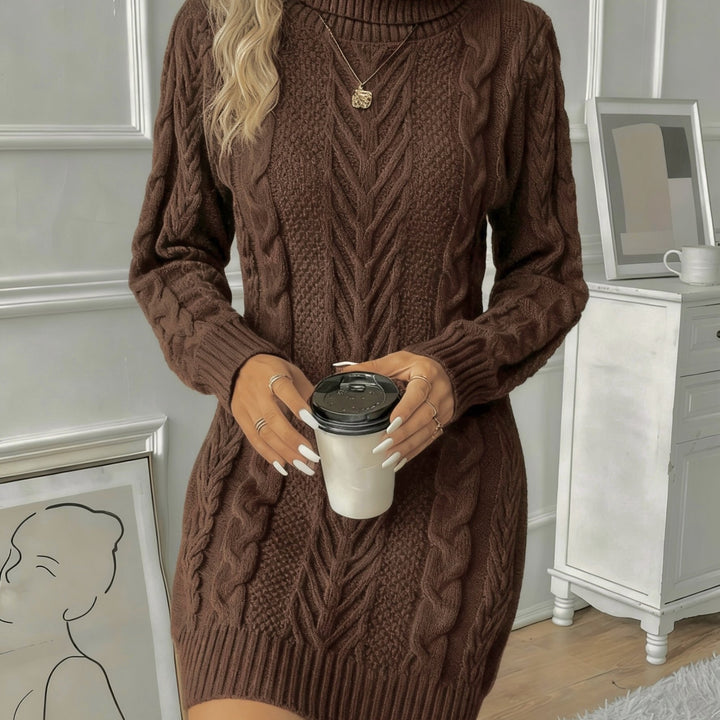 Rachel | Cable Sweater Dress