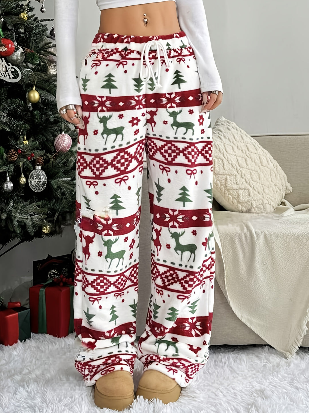 Nadia | Cozy Christmas Pajama Pants