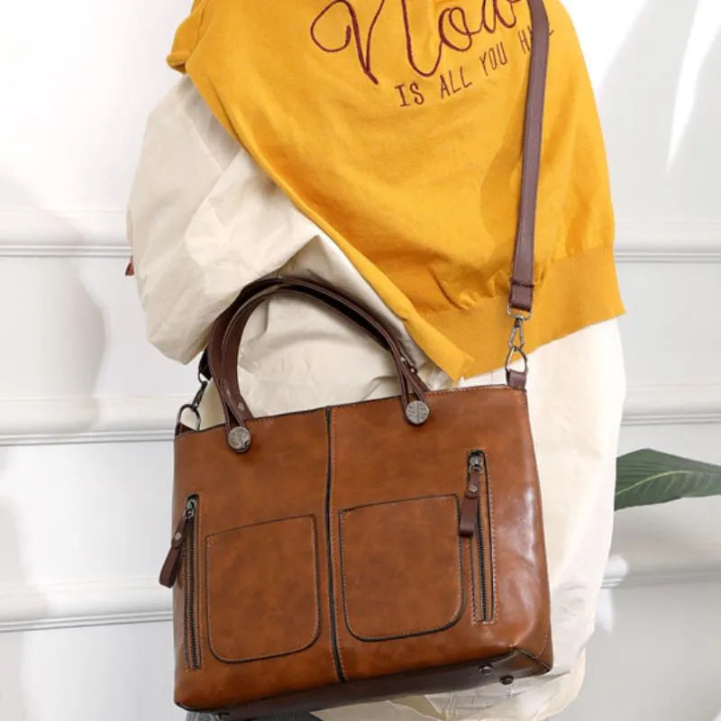 Meja - Theft-Proof Leather Crossbody Bag