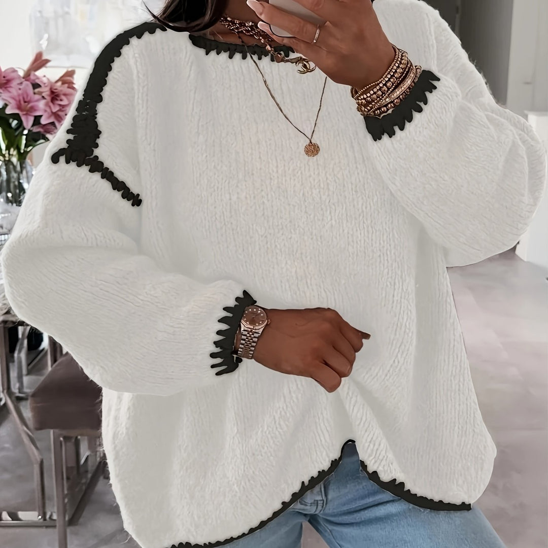 Sandra | Off-the-Shoulder Knit Sweater