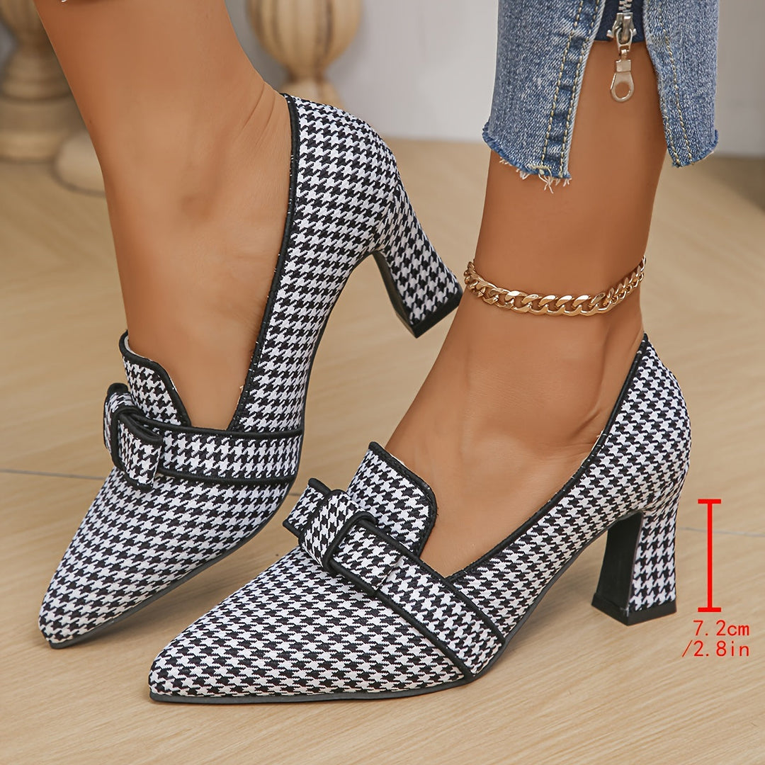 Emma - Classy Patterned Heels