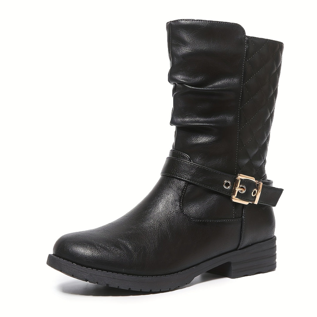 Floreen - Patterned Low Heel Chelsea Boots