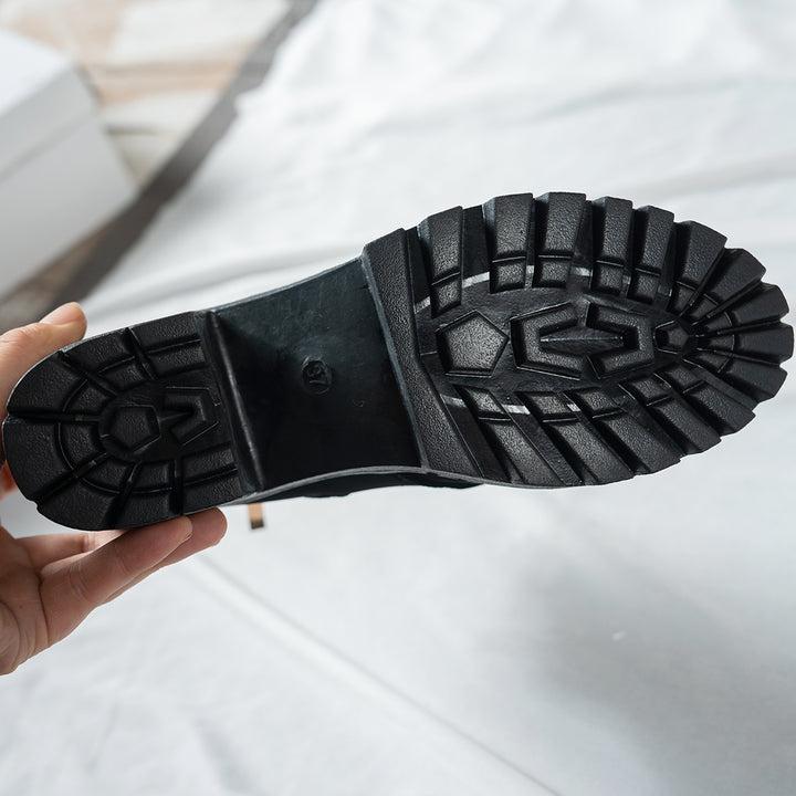 Jilly - Wide & Swolen Foot Lace Up Boots