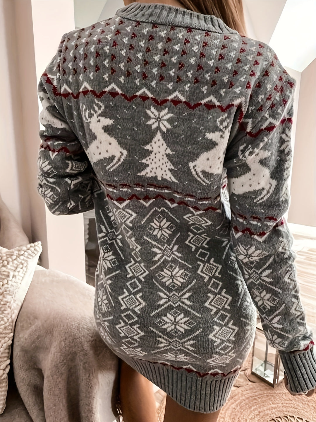 Francis | Festive Christmas Sweater Dress