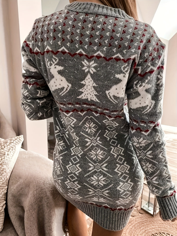 Francis | Festive Christmas Sweater Dress