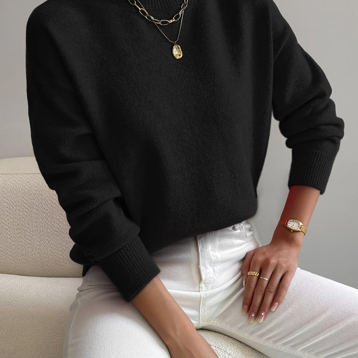 Lola | Mock Neck Long Sleeve Pullover