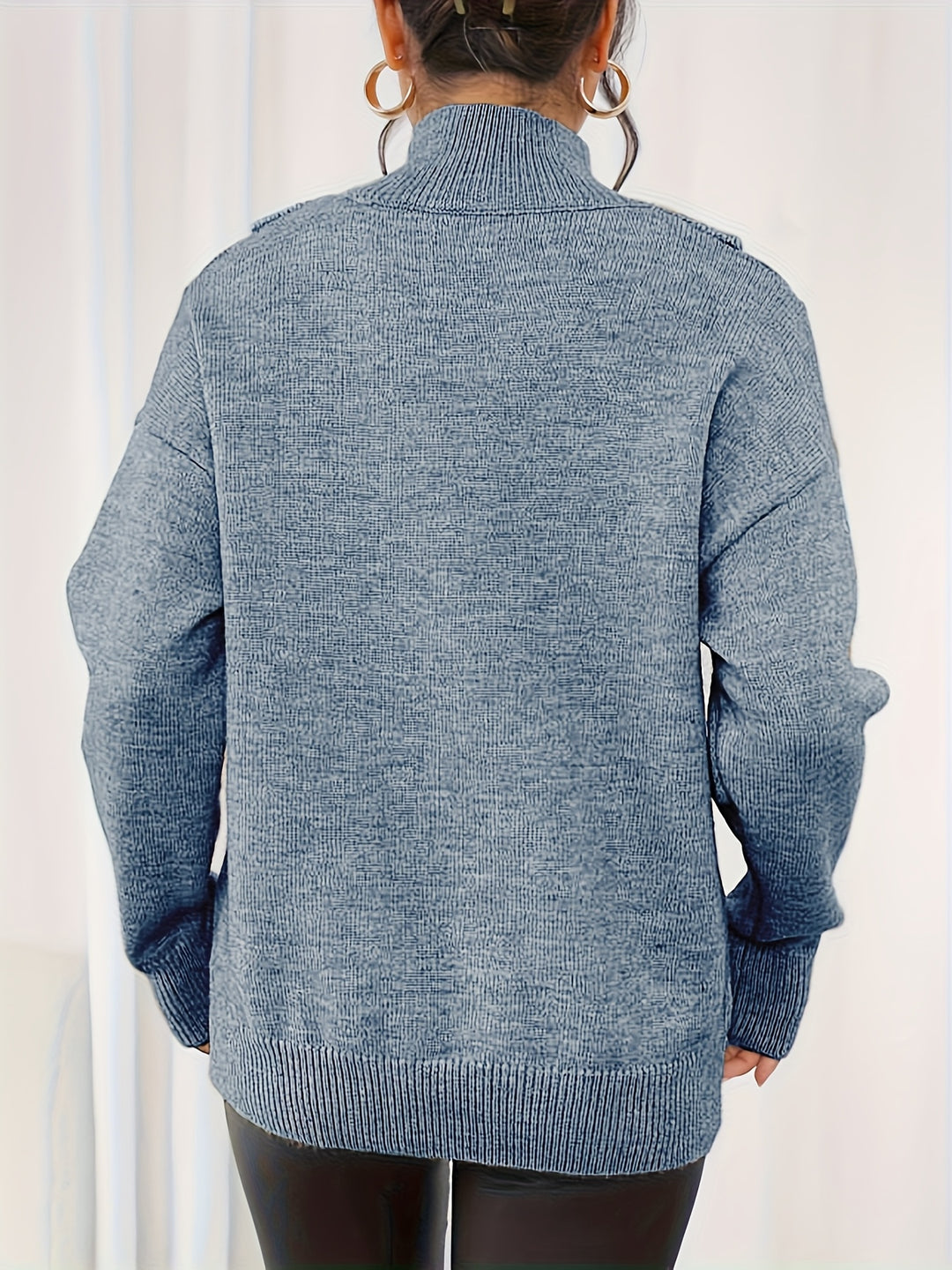 Lara | Chaise Collar Comfy Sweater