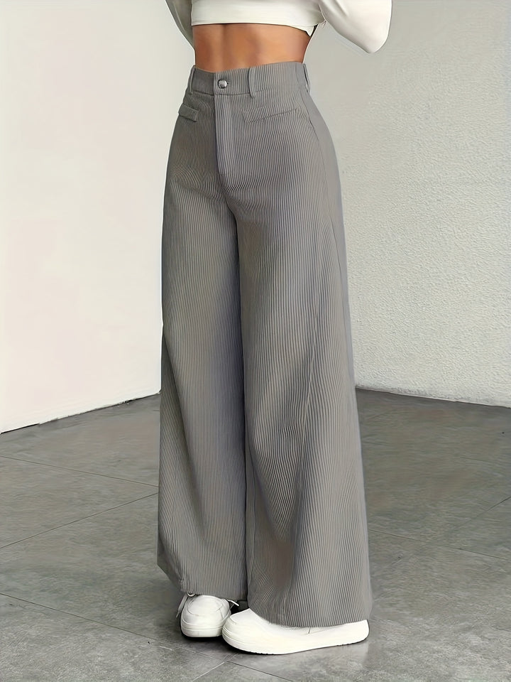 Deborah | High Waisted Wide Leg Pants