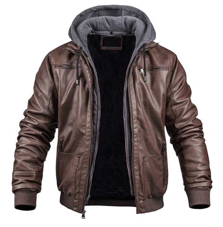 Dave - Leather Winter Jacket