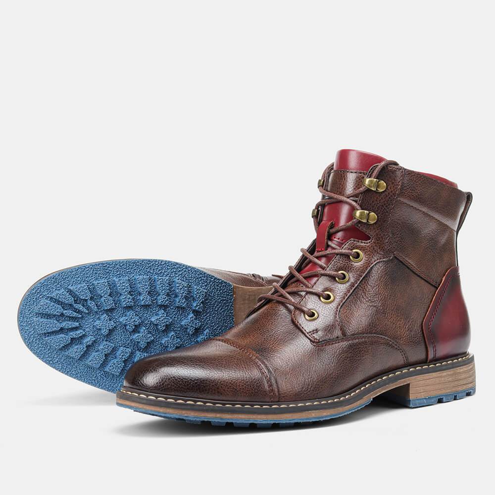 Nathan | Leather Oxford Boots