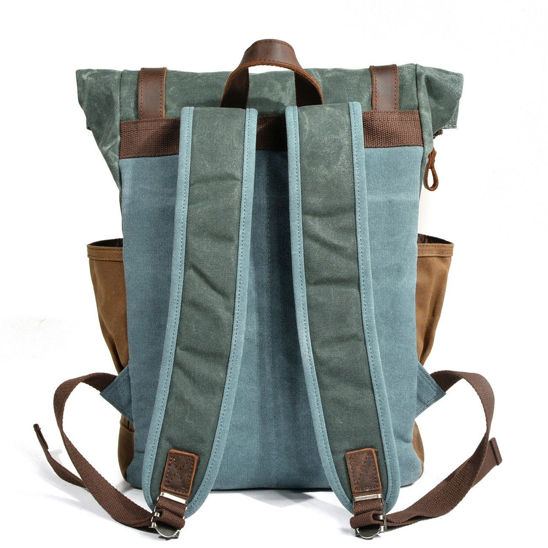 Waxed Canvas Rolltop Backpack | Marseille