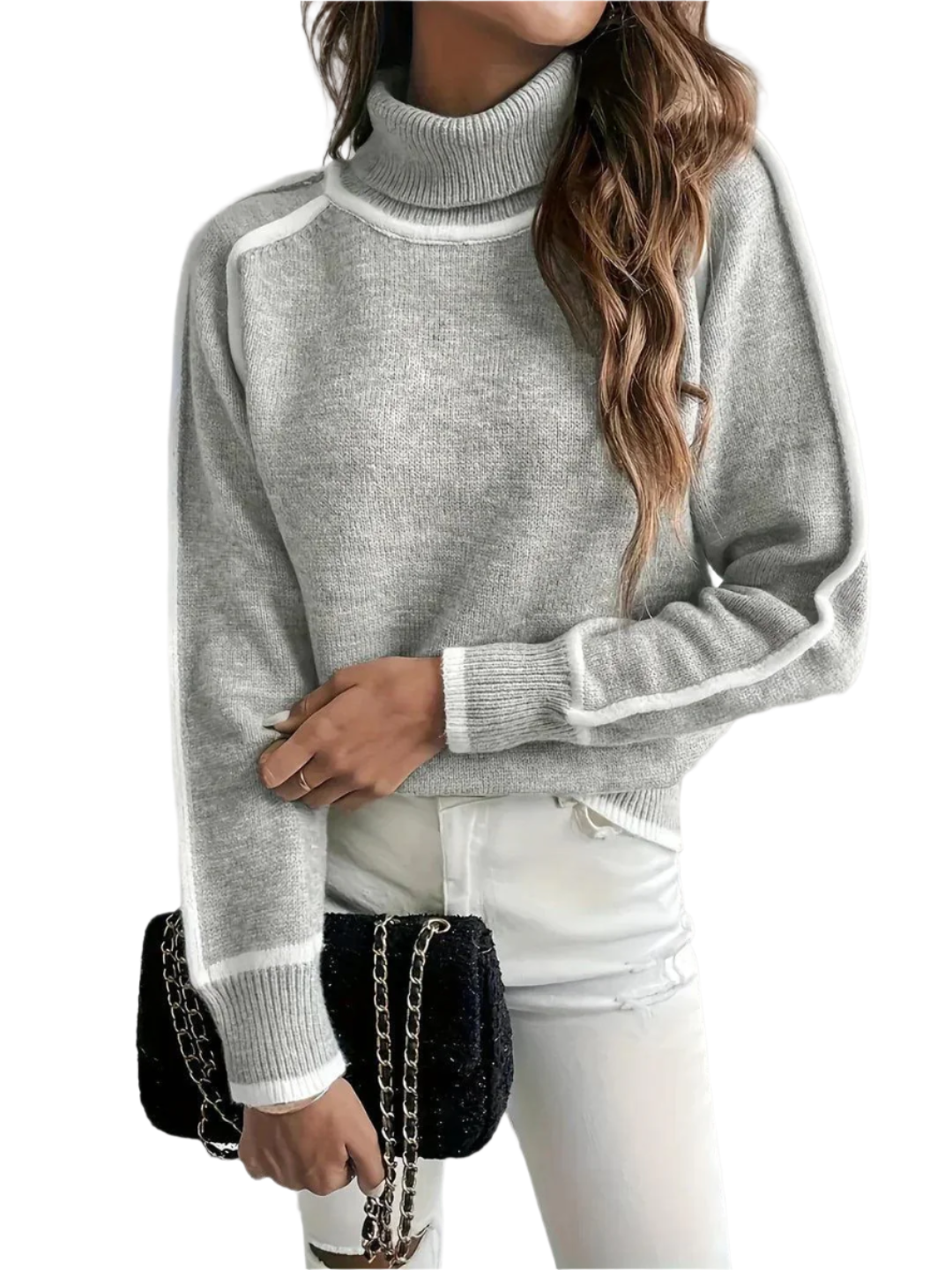 Elle - Warmer Cashmere Turtleneck Sweater