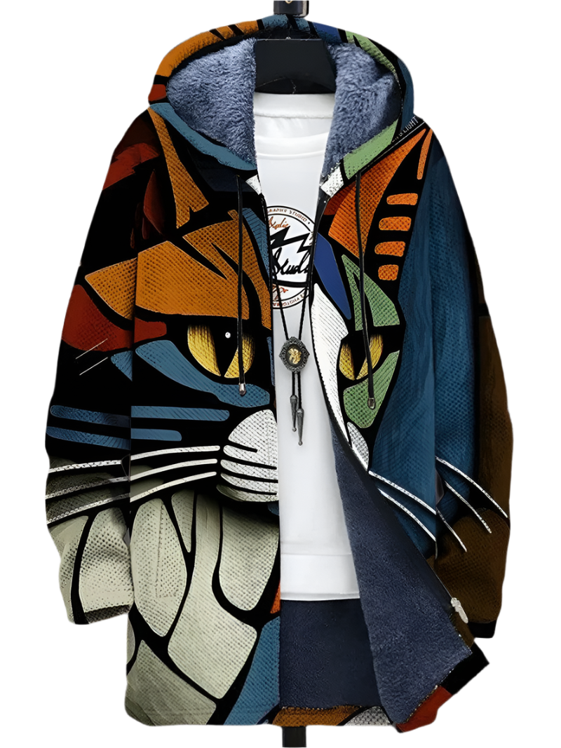 Basel - Artistically Printed Jacket