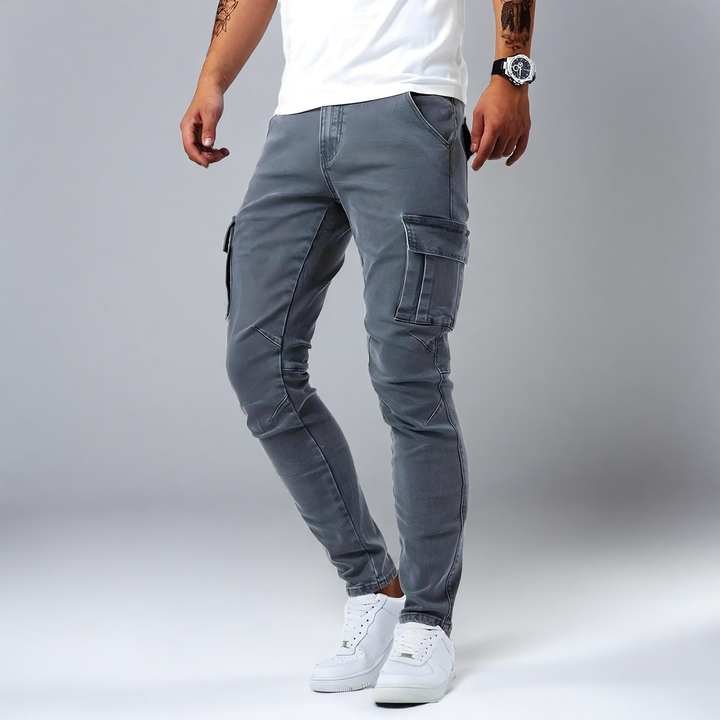 Sam - Cargo Pants with Stretch Denim