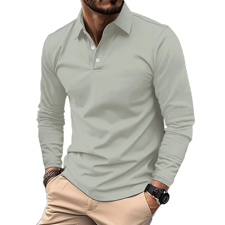 Fabian - Long Sleeve Polo Shirt