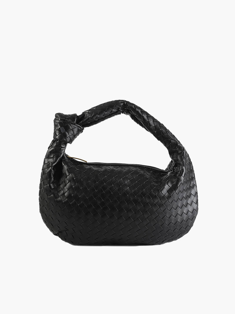 Amila - Bag with Woven Snake Leather Pattern