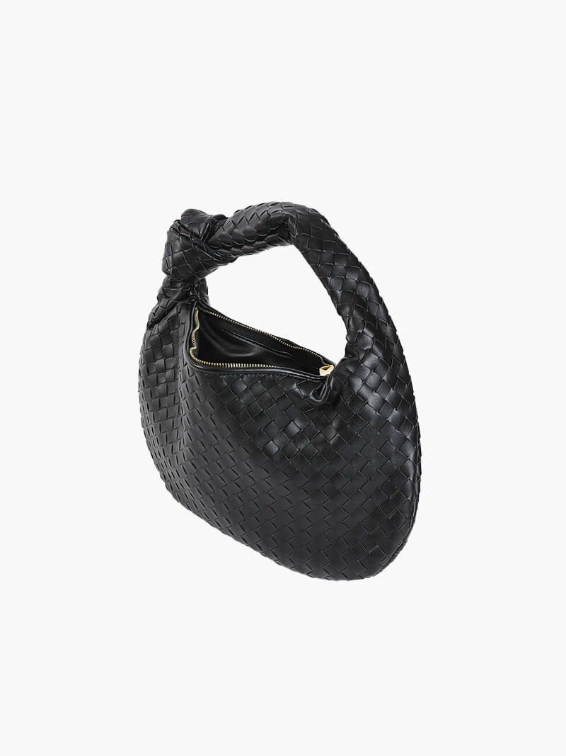 Amila - Bag with Woven Snake Leather Pattern