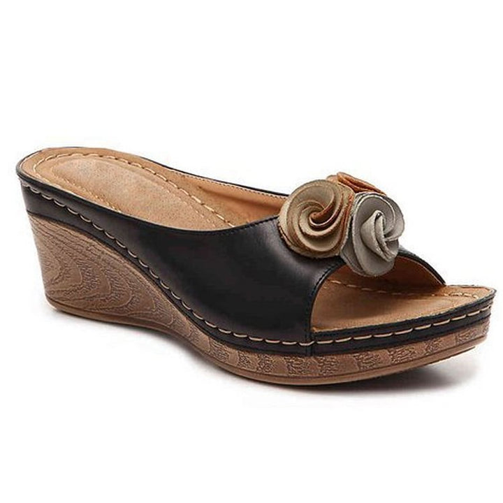 Lidia| Comfortable leather orthopedic women's sandals