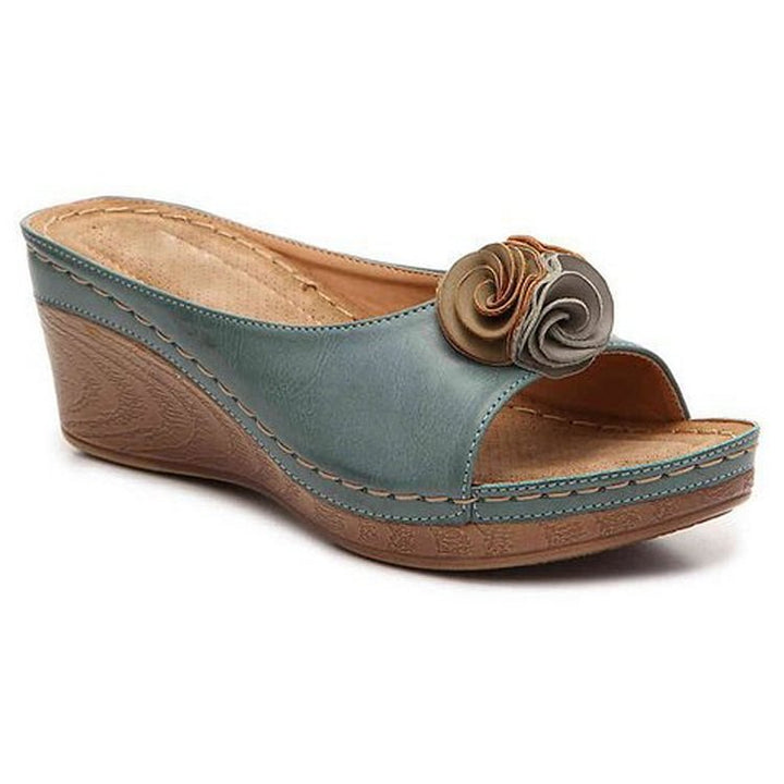 Lidia| Comfortable leather orthopedic women's sandals