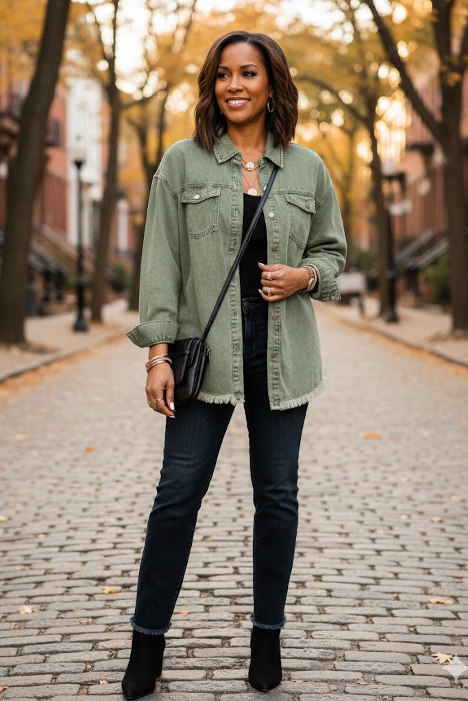 Roxane - Classic Everyday Denim Jacket