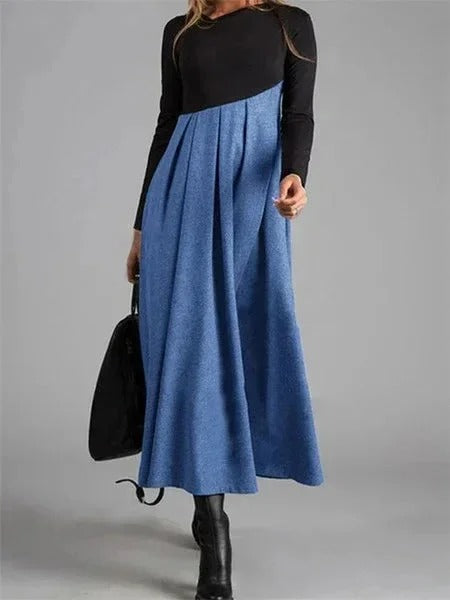 Desiree - Long-Sleeved Maxi Dress