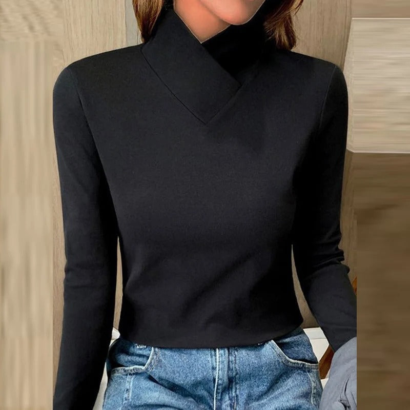 Georgia - Elegant Turtleneck Top