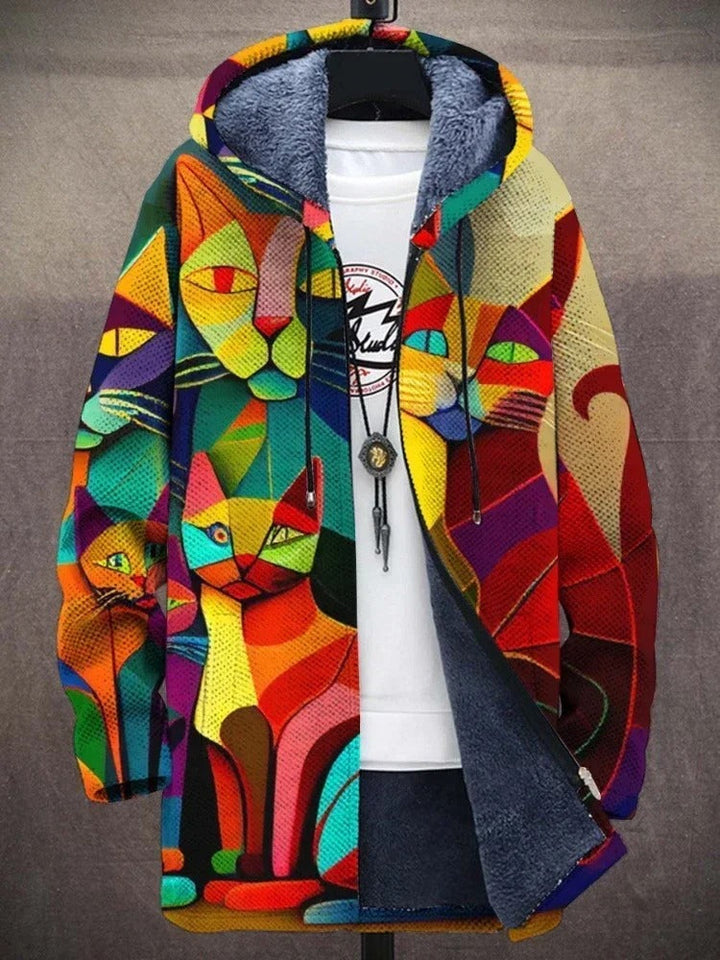 Basel - Artistically Printed Jacket