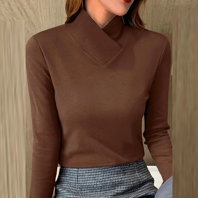 Georgia - Elegant Turtleneck Top