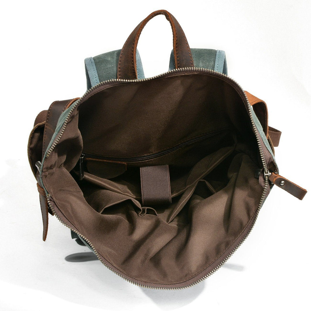 Waxed Canvas Rolltop Backpack | Marseille